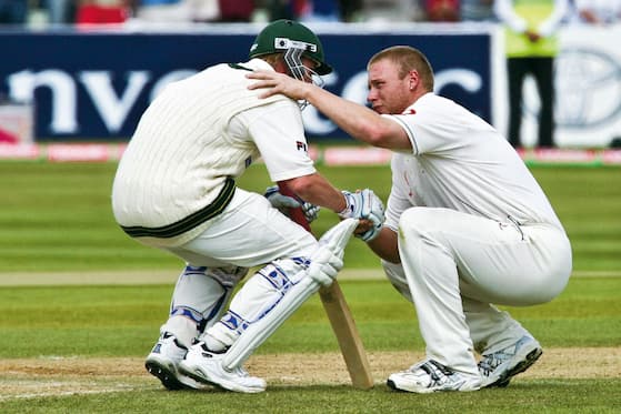 Behind the Click: When Flintoff consoled a dejected Brett Lee